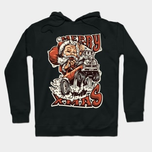 Hot Rod Santa Hoodie